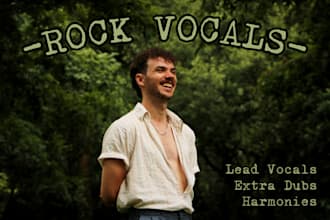 sing vocals on your rock song