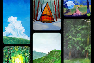 paint backgrounds, destinations locations, landscapes