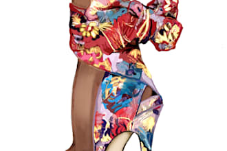 illustrate fashion accessories bags, shoes, jewelry