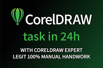 do coreldraw job in 24h