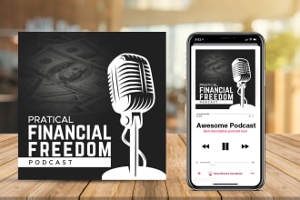 do podcast cover art design