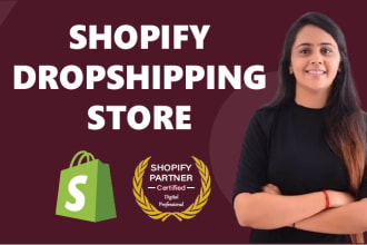 create, launch and manage shopify dropshipping store