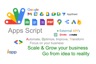 automate your business processes with google apps scripts API gpt web app
