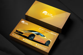 do creative business cards for car wash, detailing, in 24h