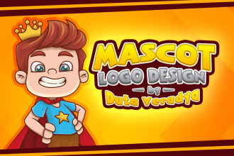 design a custom cartoon mascot logo