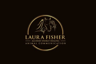 design animal communication  or  energy healer logo  in 1 day