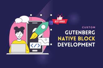 develop custom gutenberg block with native components