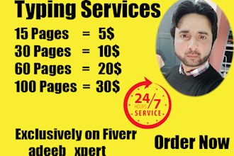 do fast and accurate typing and retype scanned pages