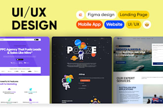 design high converting landing page UI UX design on figma