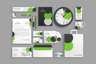 design unique and digital business card, letterhead