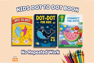 design custom dot to dot connect the dot pages no repeated work