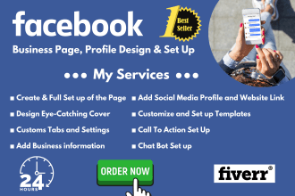 create facebook business page and cover design