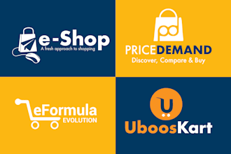 design high quality shopify store ecommerce logo