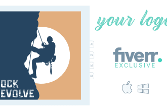 create a unique  brand  logo for your product or business