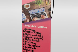 design all marketing signage banners  hoarding backdrops
