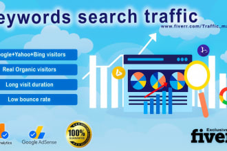 provide keyword search traffic with low bounce rate