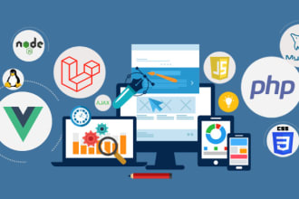 be your web developer in PHP, laravel, vue js, javascript