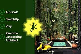 design and render 3d visualization