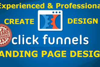 setup your clickfunnels sales funnel and landing page in click funnel