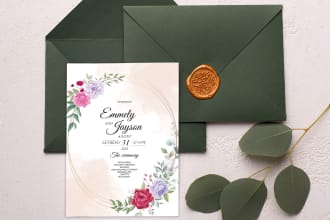 design greeting card and invitation card