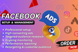 be professional facebook ads manager and set fb pixel
