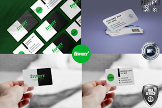 make luxury  physical business cards with qr code