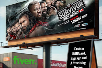 create stunning billboard or signboard designs to boost your brand