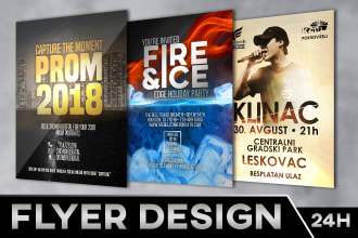 design any flyer or brochure for event or business