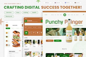 do website UI UX design or landing page UI UX design