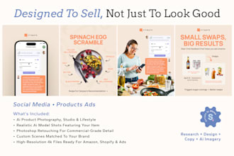 create high converting social media design and product ads