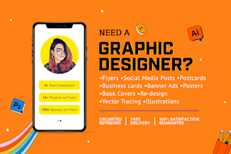 do any graphic designing and illustrator work