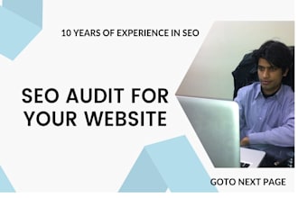 provide a thorough SEO audit and technical analysis for your website