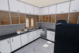 design interior, and exterior design of the restaurant
