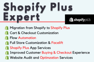setup and customize shopify plus features