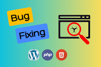 create,edit web page,fix bugs,update web page