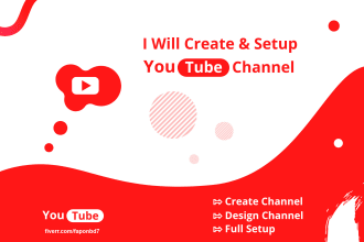create youtube channel setup and optimize it following your brand