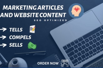 write well researched SEO optimized articles on digital marketing