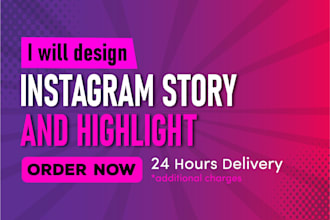 design instagram story and highlight cover