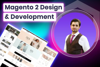 develop, design and support a magento 2 website