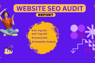 provide expert SEO audit report and competitor website analysis