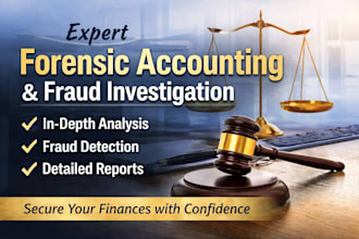 perform forensic accounting and fraud investigation