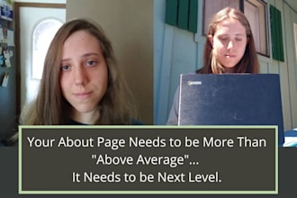 write a next level about page for you