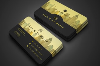 do modern unique professional business card design