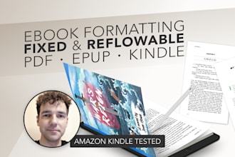 professionally format your ebook in epub and PDF