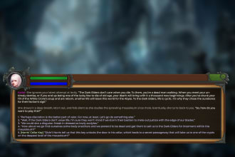 write your narrative, characters, quests, lore, and items