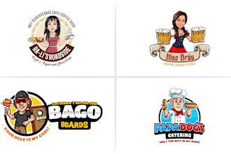create your face into cartoon mascot character