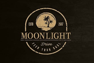 design a great organic, earthy logo for beachside bar or restaurant
