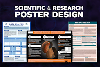 design scientific medical research conference academic and presentation poster