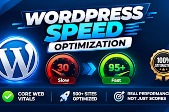 optimize wordpress speed, core web vitals, and pagespeed score