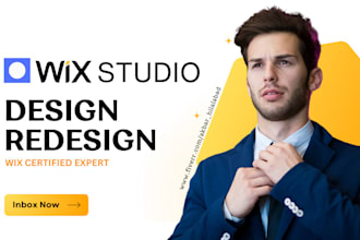 design, redesign or optimize wix studio website, wix studio expert